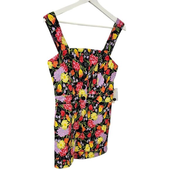 Anthropologie Maeve The Yukiko Noritake Portside Button-Front Romper Size 4 NWT - Picture 4 of 10